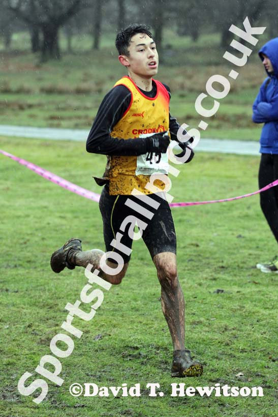 No 46 under-15 boys Northern Cross Country Champs, Knowsley Safari Park. Photo: David T. Hewitson/Sports for All Pics
